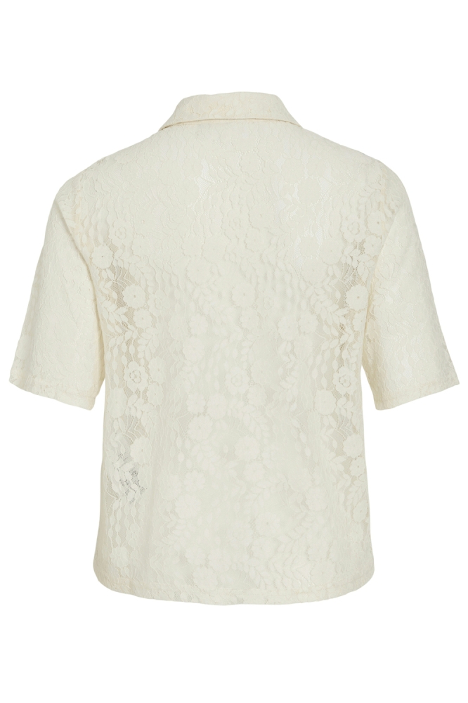 VISELLY 2/4 LACE SHIRT 14111250 BIRCH